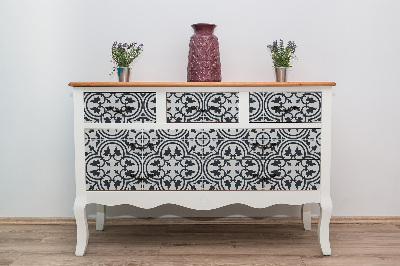Dekoratív bútor matrica Növényi mintázat