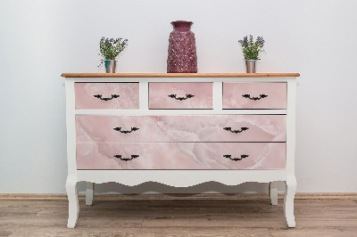 Bútor matrica Rózsaszínű márvány