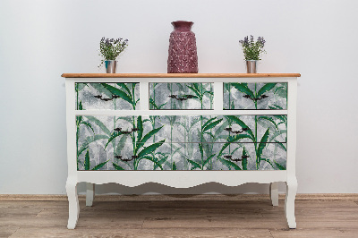 Bútor matrica Loft trópusi növényzet