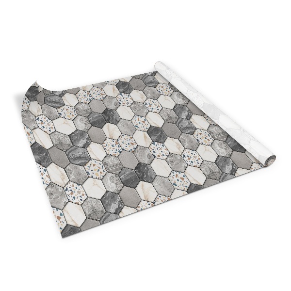 Dekoratív bútor matrica Dekoratív hexagonok