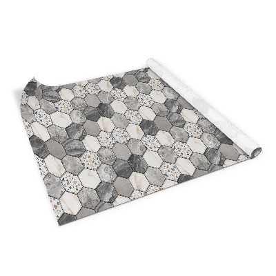 Dekoratív bútor matrica Dekoratív hexagonok