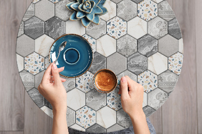 Dekoratív bútor matrica Dekoratív hexagonok