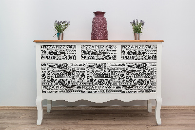 Bútor matrica Pizza