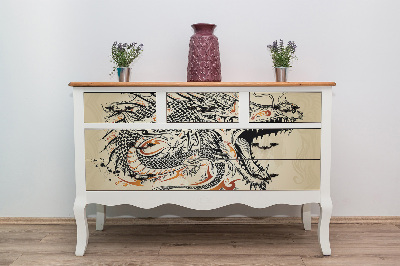 Dekoratív bútor matrica Kínai sárkány
