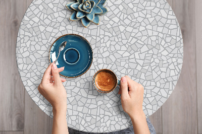 Dekoratív bútor matrica Szürke mozaik
