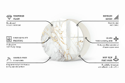 Üveglap Elegáns tömör fekete