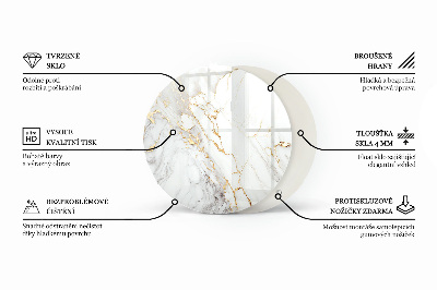 Üveglap Dekoratív mozaikok részletekkel