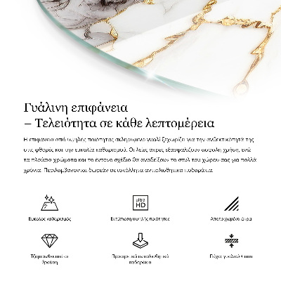 Üveglap Dekoratív mozaikok részletekkel
