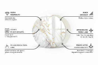 Üveglap Dekoratív mozaikok részletekkel
