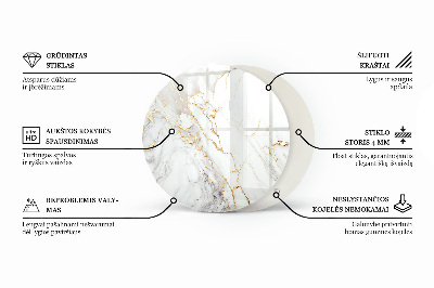 Üveglap Dekoratív mozaikok részletekkel