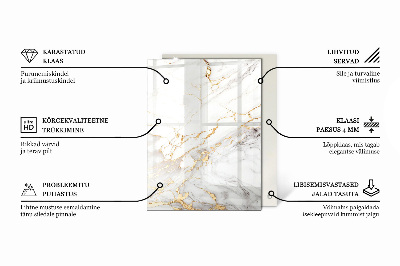 Asztallap Beton minták karcolásokkal