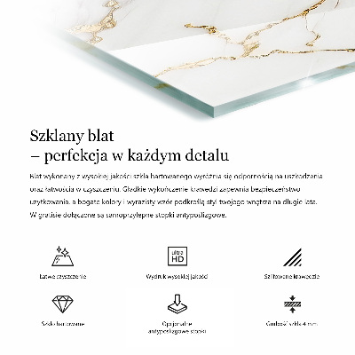 Asztallap Márvány erezet stílusban