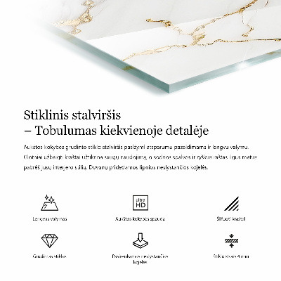 Asztallap Természetes kő struktúra