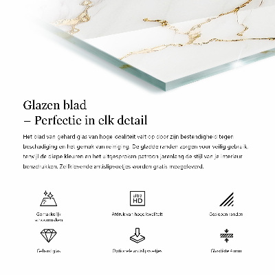 Asztallap Márvány erezet mintázatban