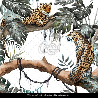Fotótapéta Leopardi a fán nyugszik
