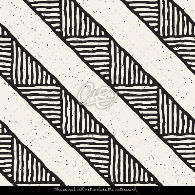 Fotótapéta Etnikai minták fekete-fehérben