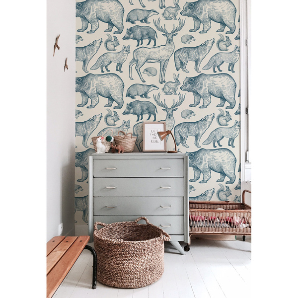 Fotótapéta Látogassa meg az erdei állatokat