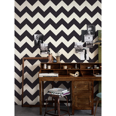 Fotótapéta Fekete-fehér Zigzagok