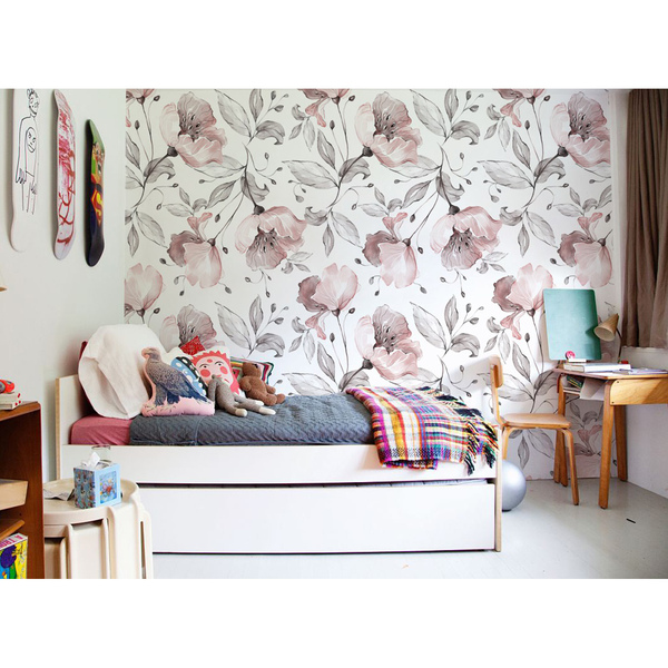 Fotótapéta Gyengéd virágok finom színű