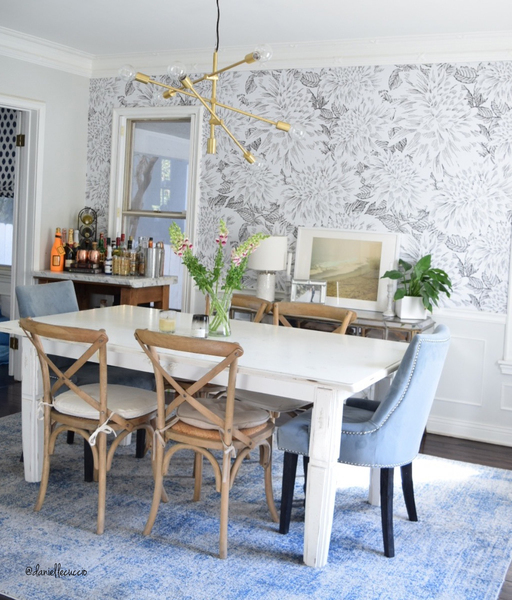 Fotótapéta Grafit dahlias