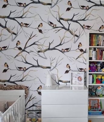 Fotótapéta Vereszek az ágakon