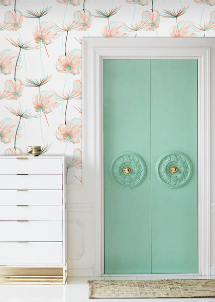 Fotótapéta Mák a szélben