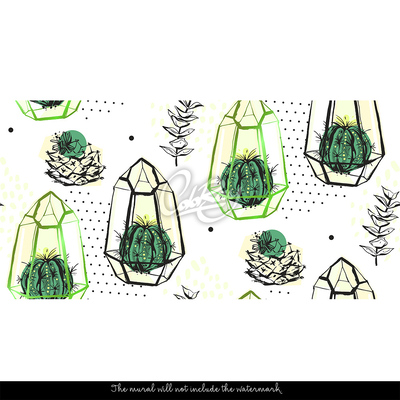 Fotótapéta Kaktusz lámpák