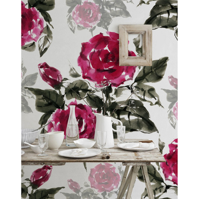 Fotótapéta Tinta festett rózsák