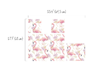 Matrica ikea bútorokhoz - duktig Flamingó