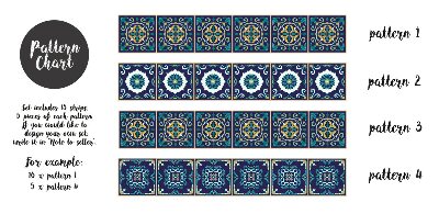 Lépcsőmatrica Marokkói mandala