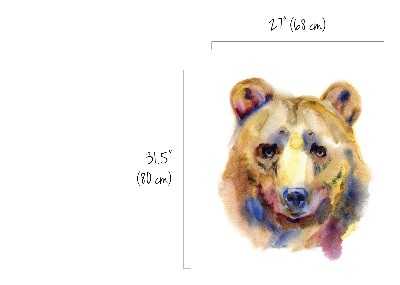 Falmatrica Portré egy medve