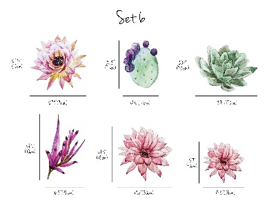 Falmatrica Akvarell kaktuszok