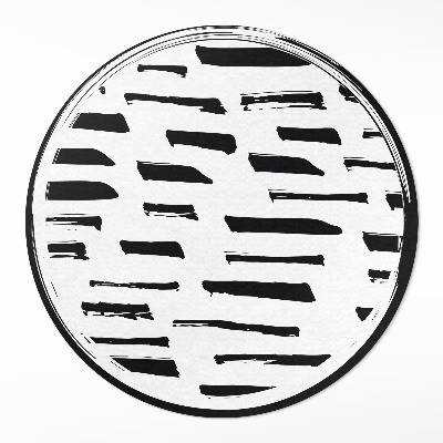 Kerek vinil szőnyeg Minimalista modern absztrakció