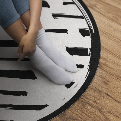 Kerek vinil szőnyeg Minimalista modern absztrakció