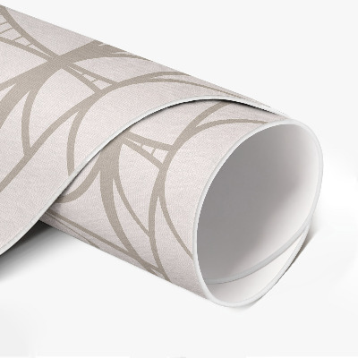 Kerek vinil szőnyeg Elegáns minimalista dekoratív minta
