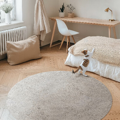 Kerek vinil szőnyeg Nyers kő ipari beton