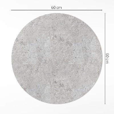 Kerek vinil szőnyeg Nyers kő ipari beton