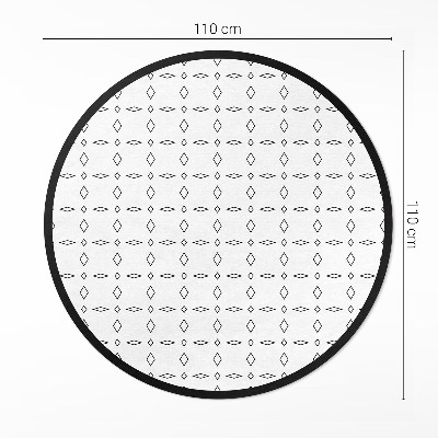 Kerek vinil szőnyeg Minimalista modern díszek