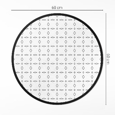 Kerek vinil szőnyeg Minimalista modern díszek