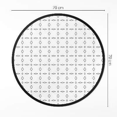 Kerek vinil szőnyeg Minimalista modern díszek