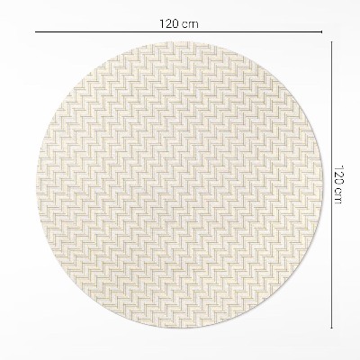 Kerek vinil szőnyeg Apró parketta minimalista halszálka