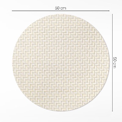Kerek vinil szőnyeg Apró parketta minimalista halszálka