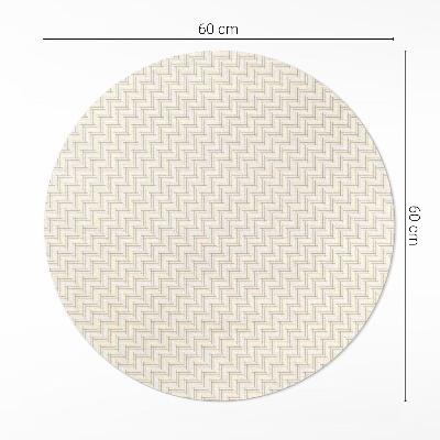 Kerek vinil szőnyeg Apró parketta minimalista halszálka