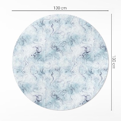 Kerek vinil szőnyeg Kiömlött tinta elegáns absztrakció