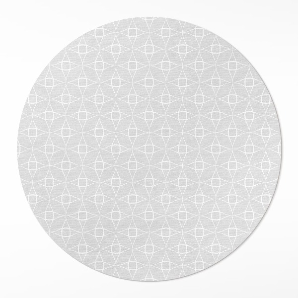Kerek vinil szőnyeg Lineáris minta minimalista dekoráció