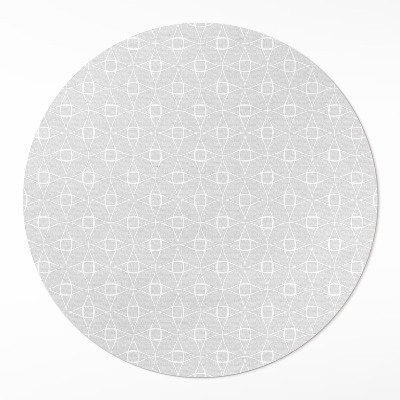 Kerek vinil szőnyeg Lineáris minta minimalista dekoráció