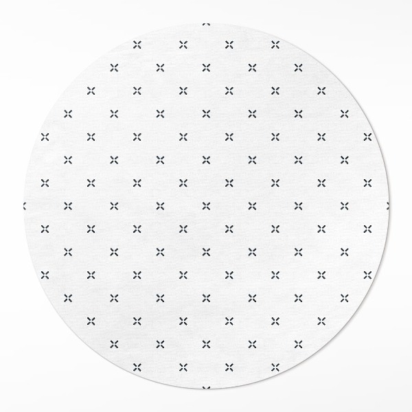 Kerek vinil szőnyeg Minimalista boho minta