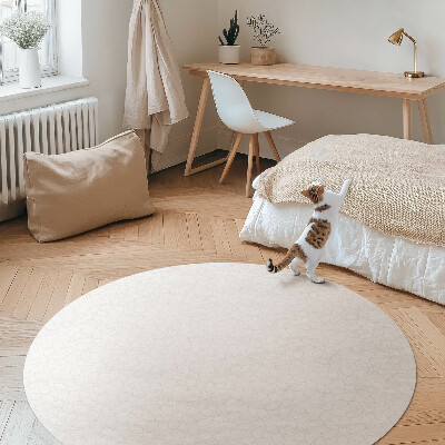 Kerek vinil szőnyeg Minimalista modern design