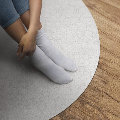 Kerek vinil szőnyeg Minimalista modern design