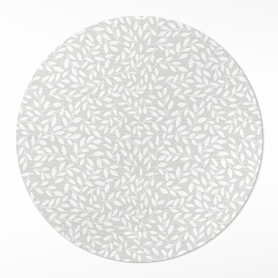 Kerek vinil szőnyeg Apró gallyak boho stílusban finom